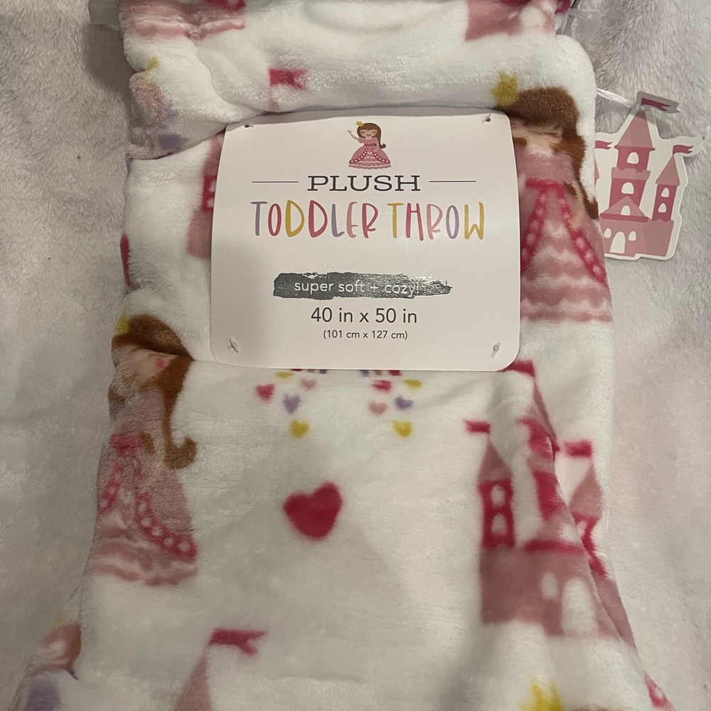 Plush Toddler Throw Blanket